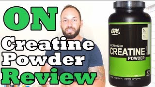 Micronized Pure Creatine Powder Optimum Nutrition Supplement Review [upl. by Koehler]