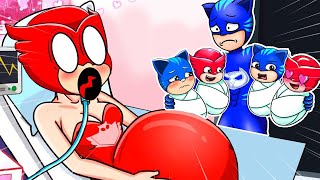 BABY CATBOY IS TRAPPED Catboy PleaseRescue Baby  Catboy Sad Backstory  PJ MASKS 2D ANIMATION [upl. by Snapp]