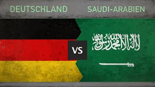 DEUTSCHLAND vs SAUDIARABIEN ✪ Vergleich der militärischen Stärke ✪ 2018 [upl. by Gnod]