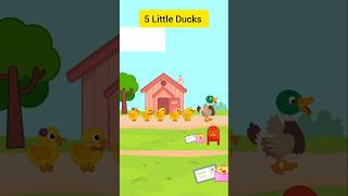 Cocomelon Five Little Ducks  Ducks Poem  Ducks Rhymes  Baby Shark CoComelon ChuChuTV ducks [upl. by Marron]