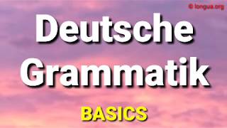 A1 A2 B1 B2 C1 Deutsche Grammatik Überblick German grammar basics Beginners für Anfänger [upl. by Gnilyam868]