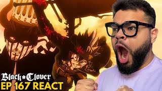 ASTA E YAMI VS DANTE LUTA INSANA BLACK CLOVER Episódio 167 REACT [upl. by Htilil130]