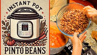 Perfect Pinto Beans in the INSTANT POT  Quick amp Easy [upl. by Olimac]