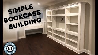 Building A Simple Book Case Woodworking How To [upl. by Varden]