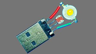 Make an Automatic Light Sensor Circuit with USB 5v Dc [upl. by Fu423]