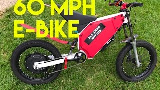 High Power 60 MPH Electric Bike [upl. by Baseler]