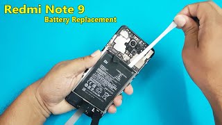 Redmi Note 9 Battery Replacement  Redmi Note 9 Battery Problem Solution [upl. by Ahsurej44]