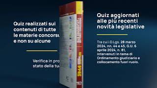 Concorso 3946 posti UFFICIO DEL PROCESSO 2024 Il volume QUIZ NLD Concorsi per la tua preparazione [upl. by Attelahs]