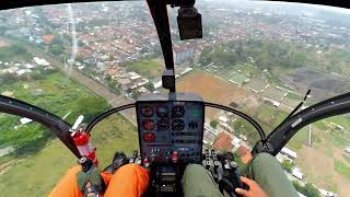 Army Flight Sikorsky S 300 C Formation Fly Past Penerbad Fair 2023 [upl. by Ecirtnas958]