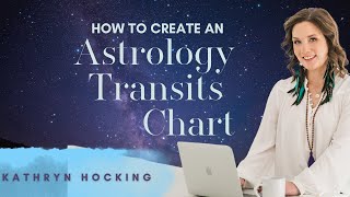 How to create an Astrology Transits Chart [upl. by Ehsiom375]