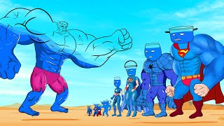 Evolution Of HULK BLUE Vs Evolution Of MONSTER RADIATION  Returning From The Dead SECRET  FUNNY [upl. by Carnay255]