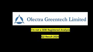 Olectra Greentech Limited Q2 Result education investment stockexchange stockmarket ipo exam [upl. by Ydnerb119]