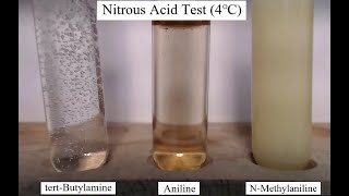 Nitrous Acid Test for Amines [upl. by Fagaly513]