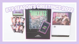 ★ BTS 2022 SEASONS GREETINGS UNBOXING ★ [upl. by Cynar]