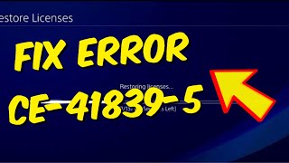 How To Fix PS4 Error CE418395  2024 [upl. by Japheth]