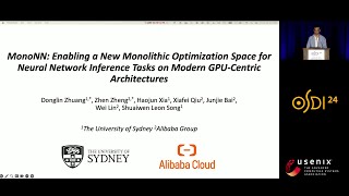 OSDI 24  MonoNN Enabling a New Monolithic Optimization Space for Neural Network Inference [upl. by Madai]