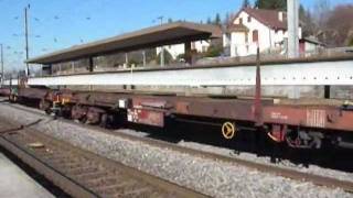 Gare de Mouchard  desserte fret pour Frasne [upl. by Ettenowtna]