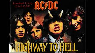 ACDC  Highway To Hell E Standard Tuning [upl. by Nuhs]