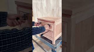 Wood drawer installation clips craft woodworking tools shorts [upl. by Rudolph]