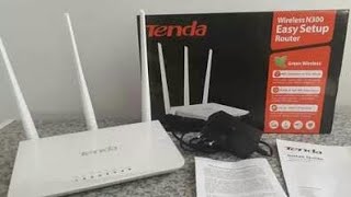 WiFi Router Tenda f3  review setup configuration in UrduHindi [upl. by Clayton451]