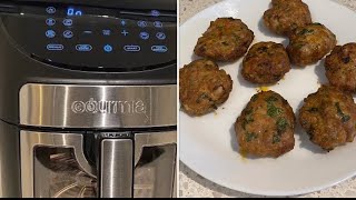 Airfryer chicken Chapli kabaab recipe  Gourmia Airfryer 6qt digital window AirfryerAir Fryer [upl. by Corella769]