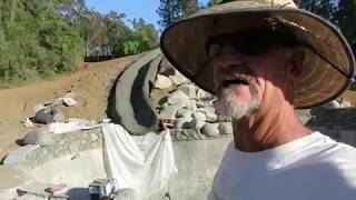 How to Make a Concrete Pool Slide Shotcrete Day [upl. by Caves]