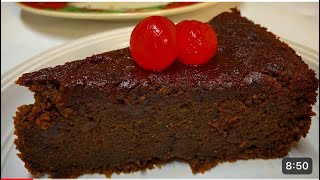 Christmas Fruit Cake Black Cake Rum Cake Super Moist amp Delicious [upl. by Elson315]