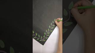 Chart paper border design  Black chart paper decoration ideas  Border designs shorts [upl. by Fawcette]