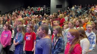 Montoursvilles Lyter and Loyalsock Valley Elementary Veterans Day program [upl. by Nilyaj]