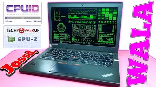 Review Spesifikasi LAPTOP LENOVO ThinkPad X250 20CLA44TJP  ThinkPad X250 Ultrabook  CPUZ GPUZ [upl. by Nairoc]