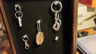 Porta chiavi allingresso  Key ring holder ideas DIY [upl. by Hilde115]