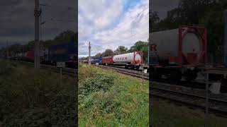 SBB Cargo  Vectron Shadowpiercer  Kontenery Plandeki Mix  OMG Nice [upl. by Assiar]