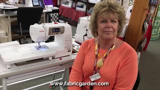 Janome QDC Series Threading Your Bobbin and Machine [upl. by Allie948]