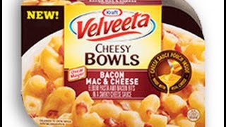 QReviews Velveeta Cheesy Bowls Bacon Mac amp Cheese Review [upl. by Okemak]