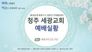 청주 세광교회 2부예배 LIVE 0915 [upl. by Star]