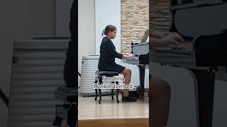 Natasza Pepłowska Sonatina Cdur Daniel Steibelt cover shorts fortepian [upl. by Ayalahs77]