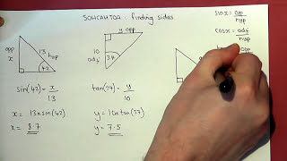 Trigonometry Basics  how to find missing sides and angles easily 6 Golden Rules of SOHCAHTOA [upl. by Enellij777]