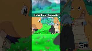 Iris´ vs Claire´s Dragonite🔥pokemon pokemonanime ashketchum dragonite [upl. by Karolyn538]