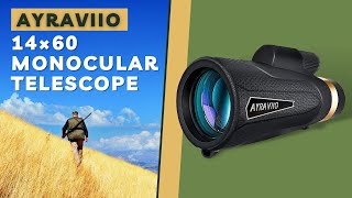 AYRAVIIO 14×60 Monocular Telescope [upl. by Meenen]