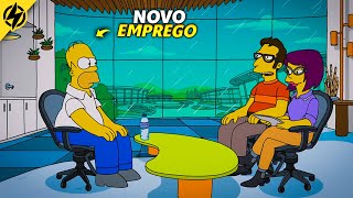 O novo Trabalho Tecnológico do Homer  Simpsons Recaps⚡️ [upl. by Bellew]