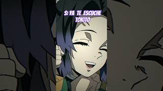 tokito ya balistes queso💙🤍 kimetsunoyaiba humor [upl. by Yelssew320]