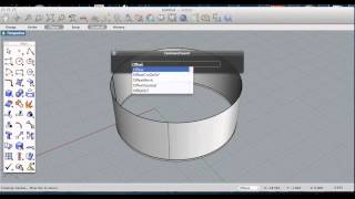 How to Thicken a Surface Rhino 3D Offset Surface [upl. by Eustazio]