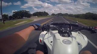 Honda Goldwing Trike  Test Rode a Can Am F3 Limited [upl. by Bringhurst336]