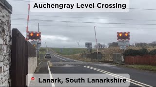 Auchengray Level Crossing South Lanarkshire [upl. by Eniksre]