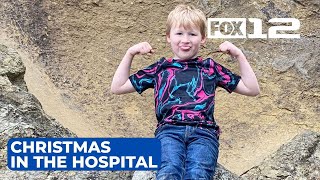 Clatskanie 9yearold spending Christmas in hospital after viral meningitis diagnosis [upl. by Heyman]