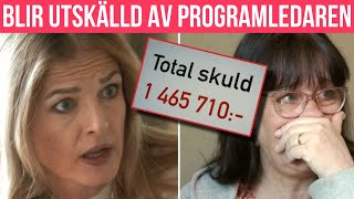 Har 15 miljoner i skulder – blir utskälld i Lyxfällan [upl. by Menis940]