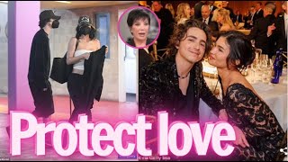 Kylie Jenner is fighting against mother Kris Jenner to protect her love with Timothée Chalamet [upl. by Stepha]