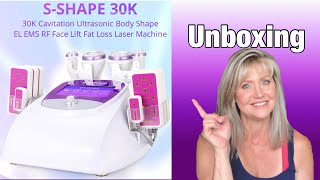 SShape 30K Ultra Sonic Cavitation 5mhz Radio Frequency  How to use the SShape 30K [upl. by Noseyt]