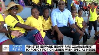 EDUCATION MINISTER REAFFIRMS COMMITMENT TO “SEN” POLICY FOR CHILDREN WITH SPECIAL NEEDS [upl. by Ardnnaed]