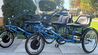 Electric Hub Motor Install on the Worksman Dual Trike [upl. by Ocer298]